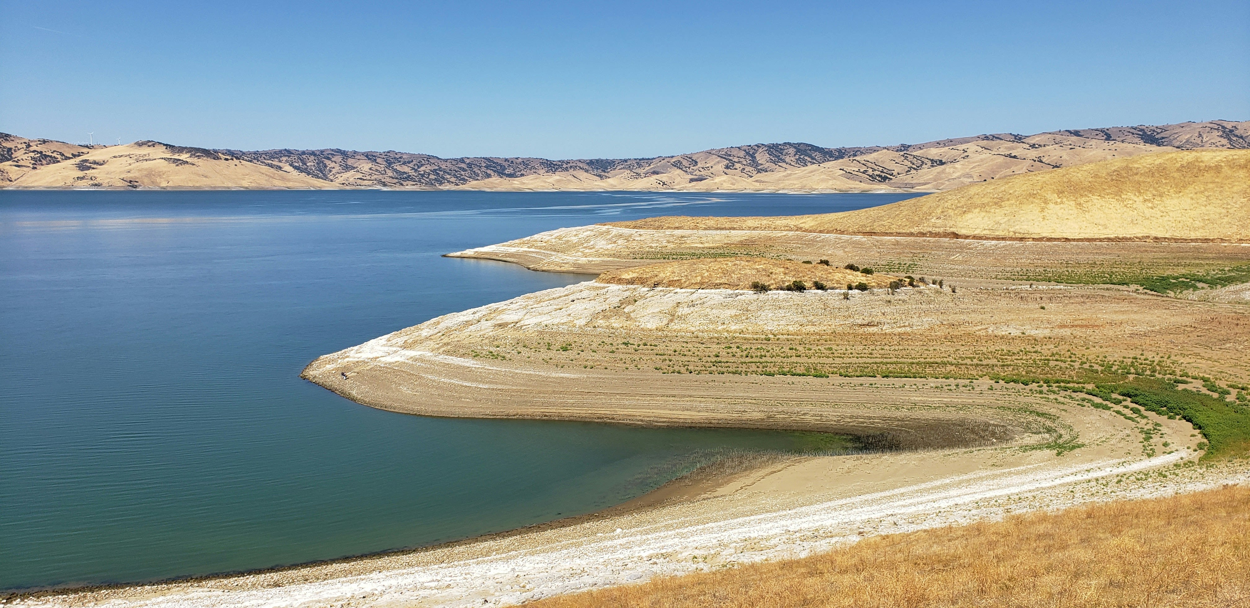 View one a bay in the Central Valley of California. 