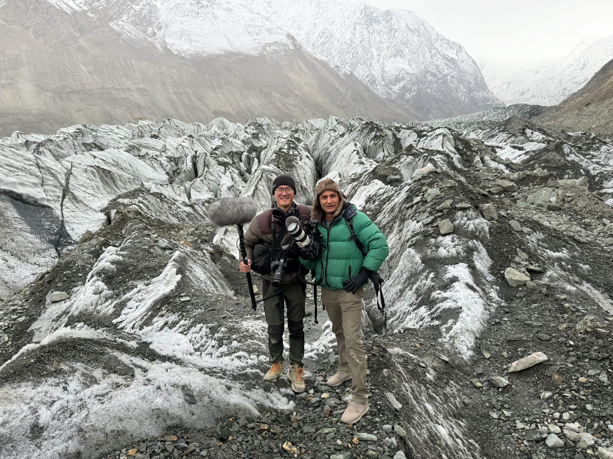 Cover image of students filming in the Himalayas